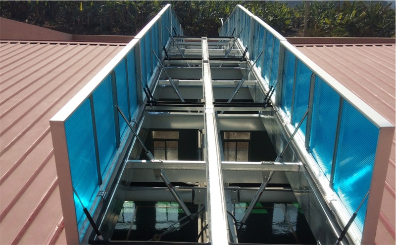 侧开型排烟天窗